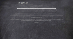 Desktop Screenshot of cheappilot.com